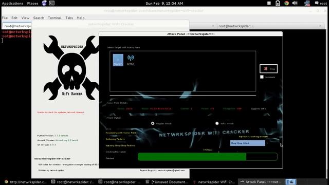 How : To hack wifi network using "netwrkspider WiFi cracker" смотреть онлайн