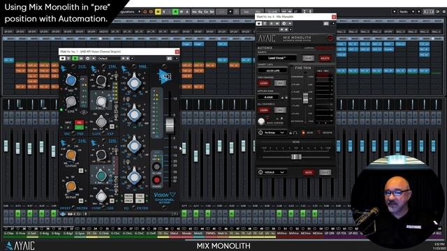 Using Mix Monolith in the pre-fader position with existing automation. смотреть онлайн