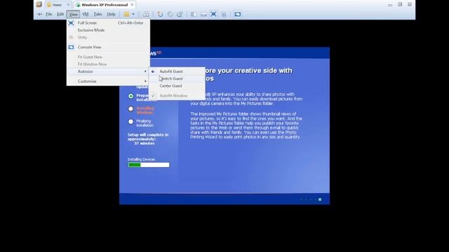 Running Windows XP on VMware 9 but it's too long to install drivers. смотреть онлайн