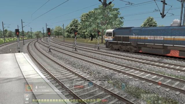 #WDG3A Twin's Departing Khandwa With Jaipur HYB SF Express || Indian Railway || Train Simulator 202 смотреть онлайн
