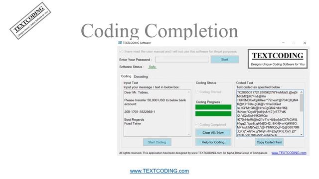 TEXTCODING Software User Manual for Windows Platform смотреть онлайн
