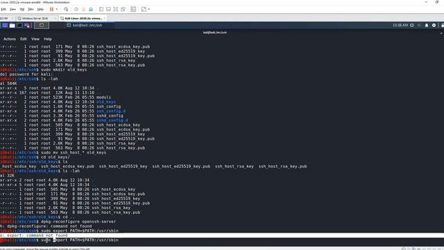 Re-configuring SSH Keys in Kali 2020 2 смотреть онлайн