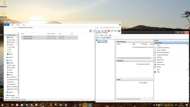 How To Set Up a Virtual Machine (Free, Legal, Easy) - Hyper-V (TUTORIAL) смотреть онлайн