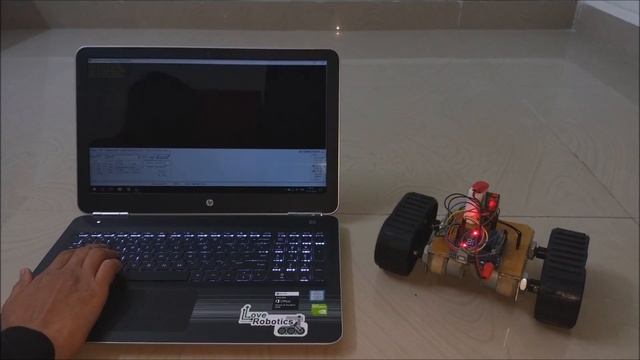 Arduino DriveBot | Laptop Controlled Robot | Bluetooth Terminal Control смотреть онлайн