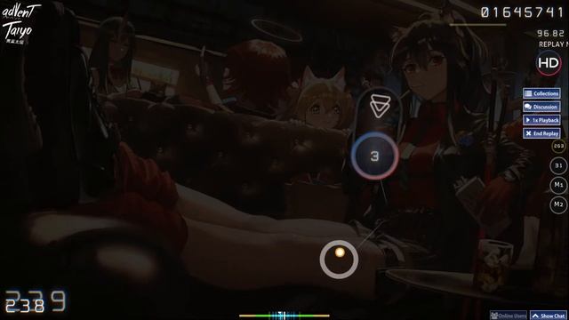 Yoasobi - Kaibutsu 3* | osu! смотреть онлайн