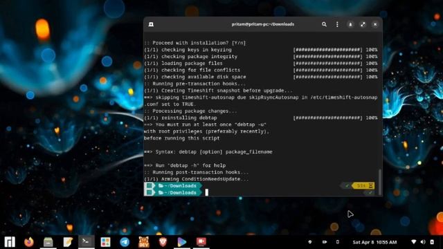 How to install .deb packages in Arch Linux. смотреть онлайн