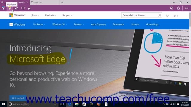 Windows 10 Tutorial Make a Web Note in Microsoft Edge Microsoft Training смотреть онлайн