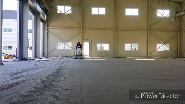 트럭정비센터 Concrete Polishing 적용 Step 1# Grinding смотреть онлайн