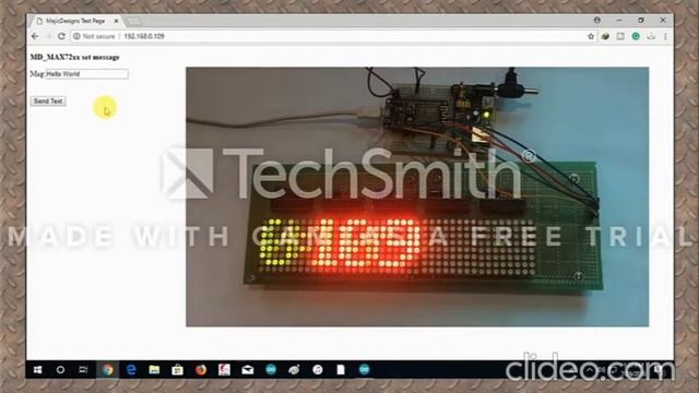 iot based digital notice board esp8266 nodemcu with led matrix display смотреть онлайн