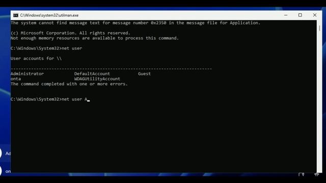 Reset Password Windows 11 Menggunakan CMD смотреть онлайн