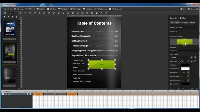 How can I add custom animation buttons to free page flip PDF magazines? смотреть онлайн