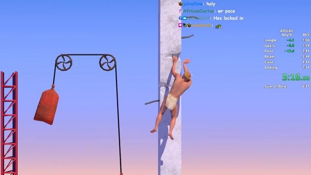 A Difficult Game About Climbing Speedrun in 6:24 смотреть онлайн