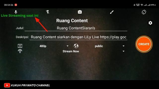 Cara Menambahkan Teks Saat Live Streaming di YouTube di hp Android || Tutorial terbaru 2022 смотреть онлайн