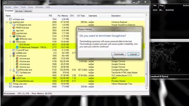 ProcessHacker شرح برنامج смотреть онлайн