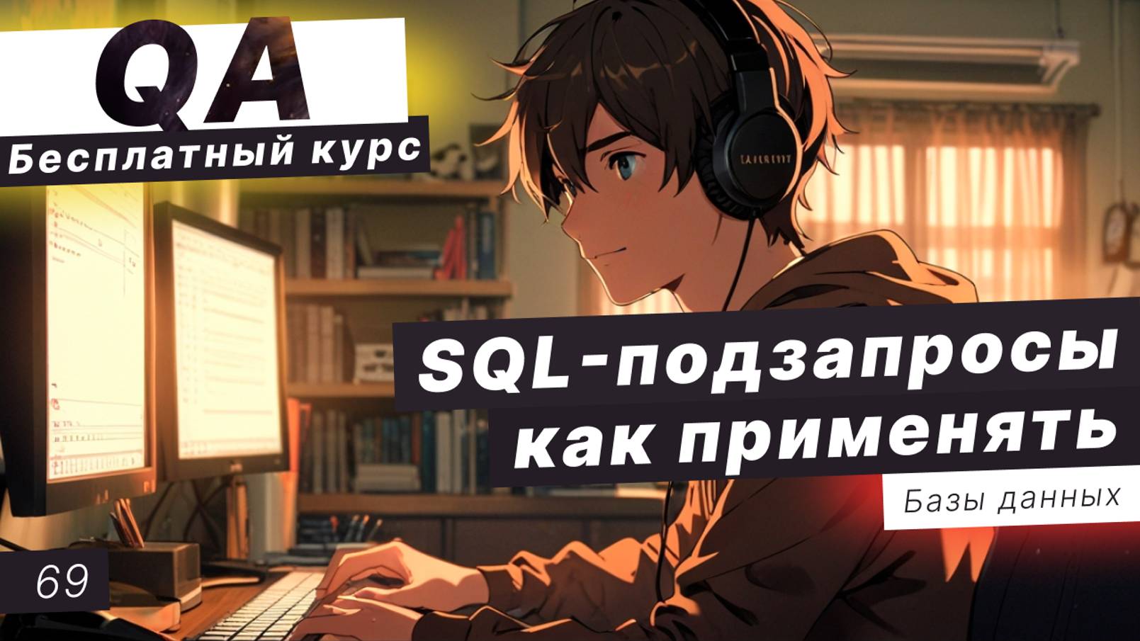 Урок 69. SQL-подзапросы: что это и как применять смотреть онлайн