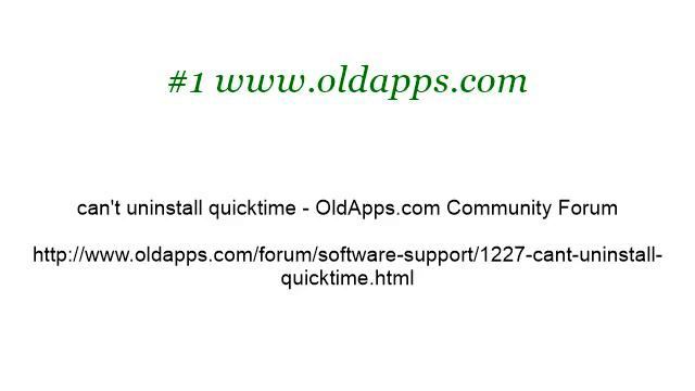 How-To Uninstall Older Versions Of Quicktime смотреть онлайн