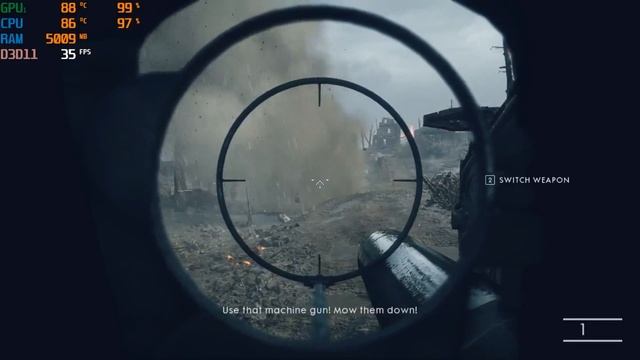 Battlefield 1 Gameplay, FPS & Heating Test on Acer Aspire 5 (SSD) (MX150) смотреть онлайн