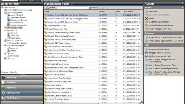 SCOM 2008 R2 Import a Management Pack смотреть онлайн