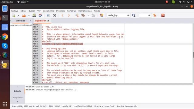 Instalación y configuración de SQUID y SARG смотреть онлайн