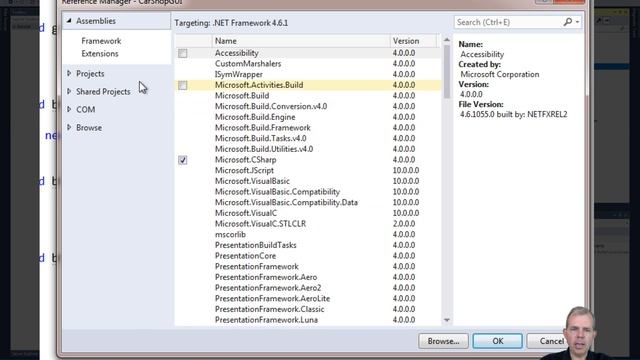 C# Car Store App 11 connect class library project reference смотреть онлайн