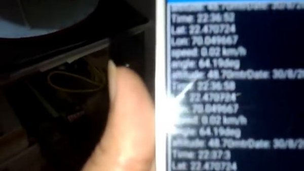 Arduino based GPS receiver with Bluetooth transmitter