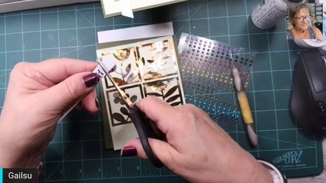 Foiling with Die Cuts and Stamped Images, Stampin' Up! смотреть онлайн