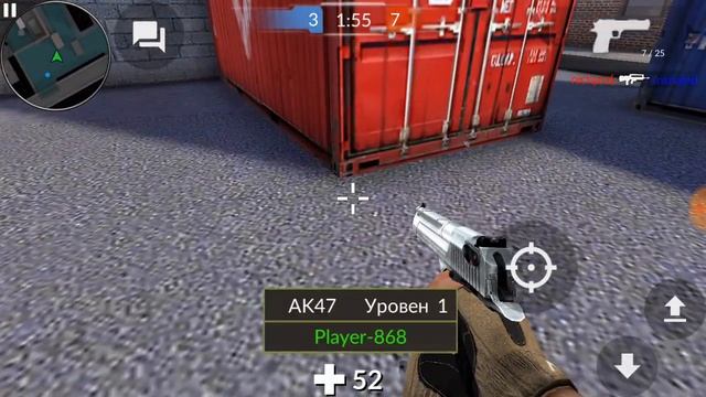 Обзор Крутого клона CS 1.6 GO на ANDROID. смотреть онлайн