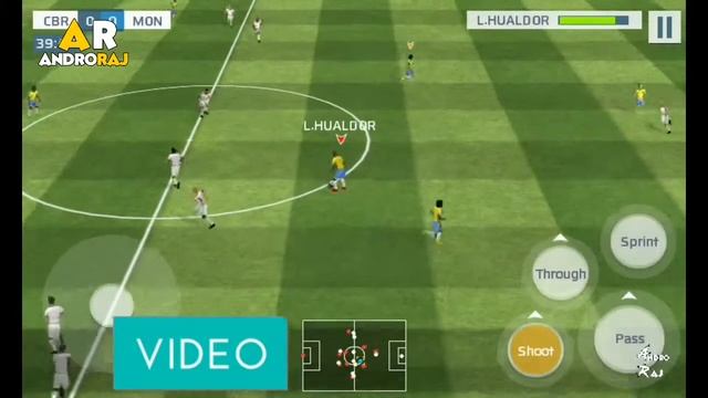 REAL FOOTBALL 2019 GAME||HIGHLY COMPRESSED || GAMEPLAY PROOF || BY RAJ смотреть онлайн