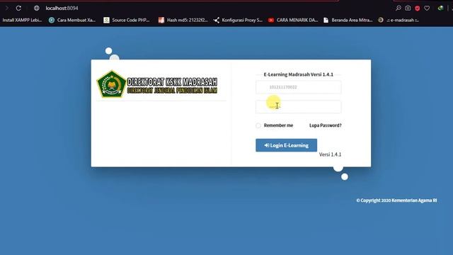 Install pertama kali e-Learning Madrasah versi 1.5.0 via Installer atau Server [LOCAL] смотреть онлайн