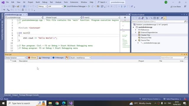 Create Your First C and C++ Project in Visual Studio 2022 | Beginners Guide смотреть онлайн