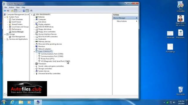 Delphi Autocom ComPort settings change Tutorial смотреть онлайн