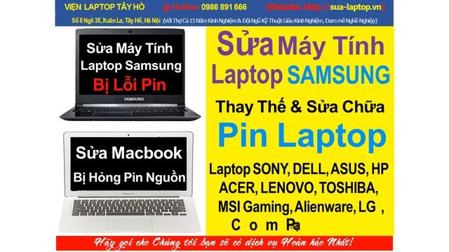 sửa pin laptop samsung không nhận sạc tại ciputra ~ tây hồ смотреть онлайн