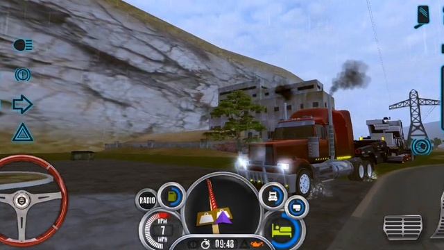 Truck simulator USA Evolution | Oversize crane transport police escort - Android gameplay смотреть онлайн