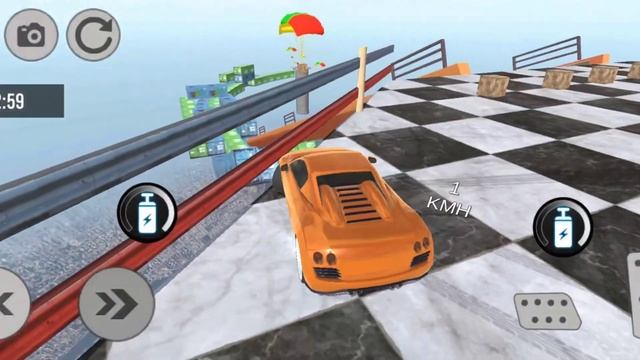 Car stunt driving-sport car racing simulator -game play смотреть онлайн