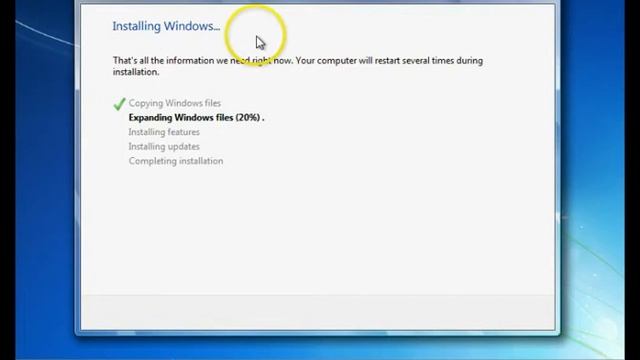 Install Windows 7 Within 15 min смотреть онлайн