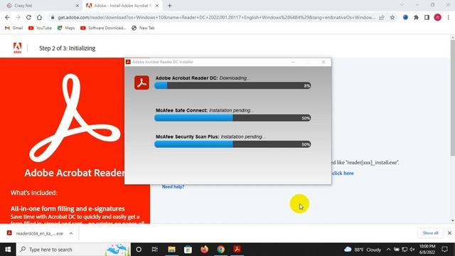 How to Download & Install Adobe Acrobat Reader on Windows 10 (Updated-2022 смотреть онлайн