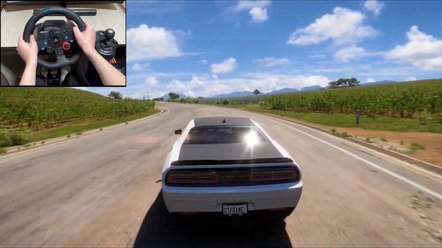 Dodge Demon - Forza Horizon 5 | Logitech g29 gameplay смотреть онлайн