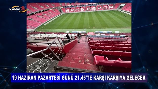 Samsun 19 Mayıs Stadyumu'nda milli maç hazırlığı! смотреть онлайн