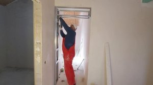 Элегантный Проем из Гипсокартона. Уменьшение Проема Двери.