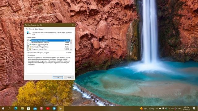 Windows 10 Claim disk space back with disk cleanup tool remove windows update files смотреть онлайн