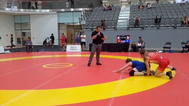 WW 65kg - Round 2 - Danielle Lappage V. Sarah Kaufman