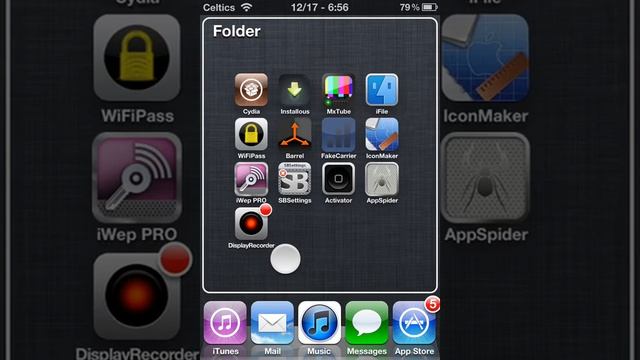 How to record off your screen ( required jailbreak) смотреть онлайн