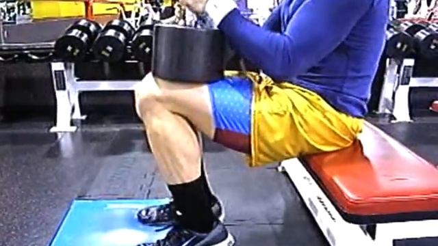 Super heavy Seated Calf Raises with Aeromat Balance Pad смотреть онлайн