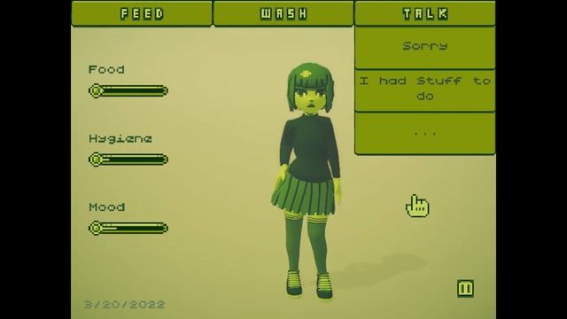 Taking Care of An Adorable Tamagotchi Girl | Your Amazing T-Gotch! (PC) All Endings смотреть онлайн