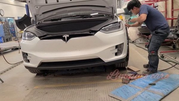 How to Remove  front bumper  Tesla model X/ Paano tanggalin ang Bumper ng Tesla