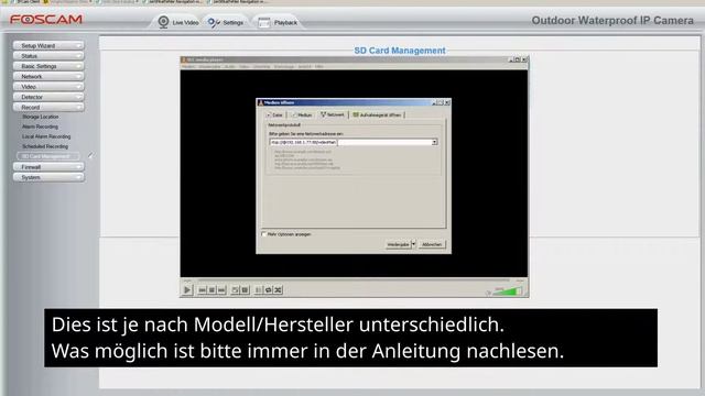 Foscam FI9900P - Teil 6 - RTSP Demo смотреть онлайн