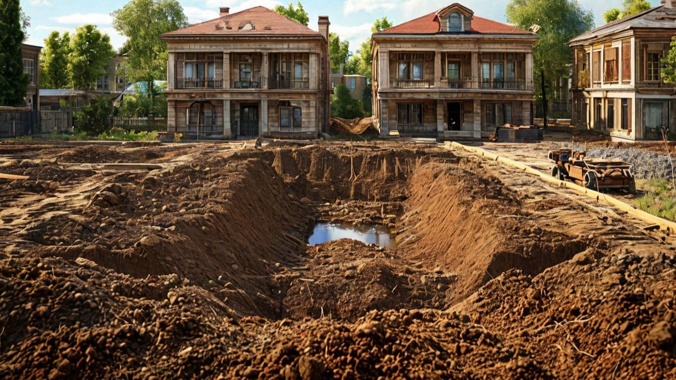 Выкопка 100 тонн земли за 5 месяцев для строительства подвала под домом смотреть онлайн