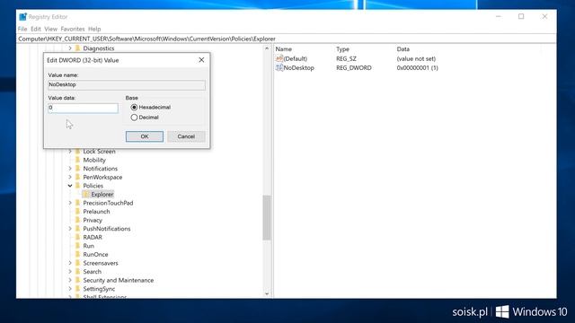 Windows 10: How to show desktop icons using registry editor. (VIDEO IN 4K RESOLUTION) смотреть онлайн