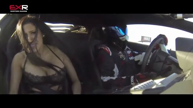 Jesse Preston прокатили на ламборгини авентадор
