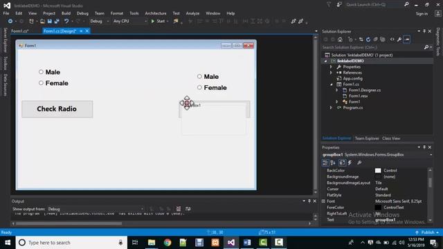 RADIO BUTTON IN WIN-FORMS C SHARP || AMJAD ALI || IN HINDI/URDU смотреть онлайн